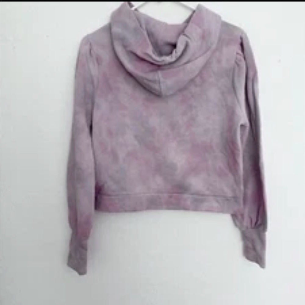 LoveShackFancy Women's Lavender Tie-Dye Hoodie Sweatshirt S - Picture 2 of 3